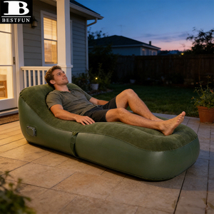 Fauteuil gonflable automatique à une touche avec pompe sans fil intégrée, canapé gonflable floqué pour la maison, le <span class=keywords><strong>camping</strong></span> en plein air, la plage <span class=keywords><strong>et</strong></span> les voyages - Product Image 5