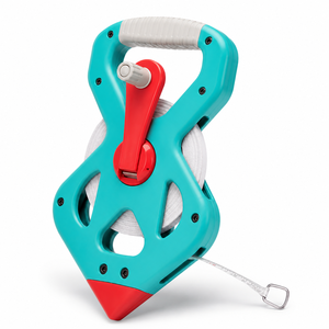 Misuratore <span class=keywords><strong>a</strong></span> nastro in fibra di vetro per impieghi gravosi con bobina aperta, strumento di misurazione <span class=keywords><strong>a</strong></span> manovella per lunghe distanze, per edilizia e topografia, 50m <span class=keywords><strong>Pollici</strong></span> mm - Product Image 5