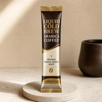 Café Arabica liquide instantané OEM, Cold Brew Spresso, en tube d'aluminium extrudé sous vide
