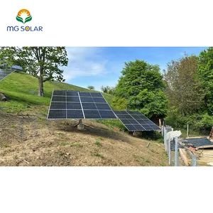 太阳能电池板杆安装支架可调太阳能地面支架，用于太阳能电池板地面能源系统
