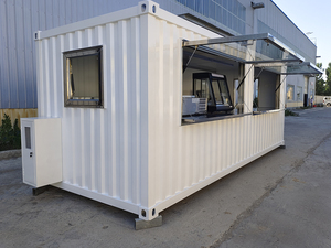 Contenedor de Envío Móvil Prefabricado de Acero Modular Plegable de 20/40 Pies, Tienda/Bar, Cocina Exterior, Comedor, Resistente al Fuego - Product Image 2