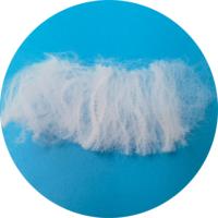 Fibre biocomposante PLA 2D 38 mm biodégradable pour le rembourrage