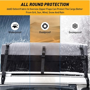 Nhà Máy Tùy Chỉnh Hàng Hóa Túi Công Suất Lớn Polyester Phổ Mái Tàu Sân Bay Hành Lý Lưu Trữ Không Thấm Nước Xe Thân Cây Giải Pháp Lưu Trữ - Product Image 5