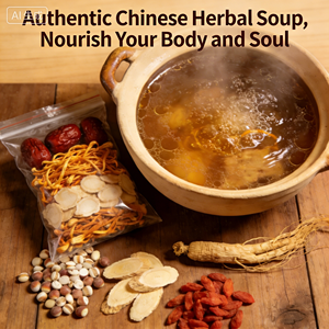 Pack Personnalisé de Dattes Rouges Séchées et de Mélange d'Herbes : Cordyceps, Ginseng, Euryale, Baies de Goji pour l'Énergie et le Bien-être - Product Image 4