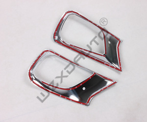 ฝาครอบไฟตัดหมอกโครเมียม WZXD สำหรับรถยนต์ยาริส ปี 2014 2015 ด้านหน้า ด้านหลัง ซ้าย ขวา ครอบช่องไฟกันชน - Product Image 6