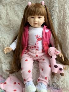 Muñeca Reborn de Silicona de 100 cm, Modelo Defa Lucy, con Peluca, para Niños de 10 Años, Kit Realista para Adultos - Product Image 6