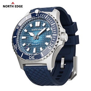 นาฬิกาสมาร์ทวอทช์ Diver Style รุ่นกันน้ำ 200 เมตร หน้าปัดทรงกลม สำหรับเล่นกีฬากลางแจ้ง ใช้พลังงานแสงอาทิตย์ รุ่น North Edge ABYSS - Product Image 2