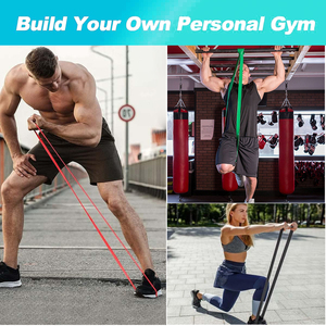 <span class=keywords><strong>Bandes</strong></span> de résistance d'assistance au tractions Zakerda en latex naturel, <span class=keywords><strong>bandes</strong></span> d'exercice d'étirement, musculation, entraînement physique à domicile, entraînement de force - Product Image 4