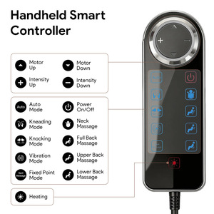 Sofá de Masaje Eléctrico de Cuerpo Completo con 5 Velocidades y Ajuste de Ángulo para Estudio, Trabajo y Sueño con Terapia de Vibración - Product Image 5