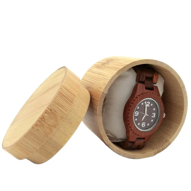 Wholesale Custom logo luxury single watch gift storage box oem black wooden watch packaging display box with pillow