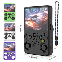 Vente en gros d'usine, étui de protection souple en silicone R36s pour console de jeu portable rétro R36S