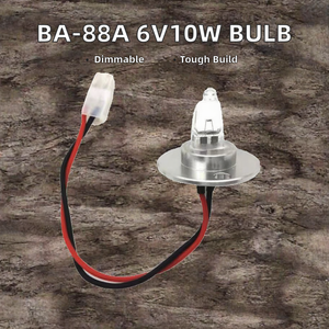 Lámpara Halógena <span class=keywords><strong>Mindray</strong></span> BA-88A 6V10W, Bombilla para Analizador Bioquímico de 6V con Línea de Vidrio para Máquina Semiautomática - Product Image 3