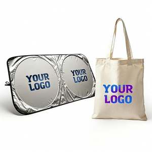 Wholesale Car Gift Custom Logo Foldable Car Sunshade Heat Insulation Protection Front <b>Window</b> <b>Cover</b> for Car Dealer Promo Business - Product Image 1