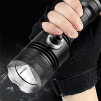 Professionnel Portable XHP70 LED lanterne de plongée sous-marine haute puissance lumière de plongée sous-marine en alliage d'aluminium pour lampe de poche de plongée