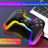 Manette de jeu sans fil HYT D4 pour PC/tablettes/ // Volant de jeu, bouton turbo, moteur de vibration, prise casque