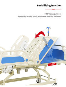 Лучшая цена, медицинская кровать ICU с матрасом-оптовая продажа, электрическая/ручная кровать для пациента для дома/больницы-индивидуальное обслуживание OEM - Product Image 4