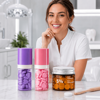 Luxsmile Vente en gros OEM Comprimés de dentifrice probiotiques pour une haleine fraîche, soins bucco-dentaires portables de voyage