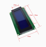 Lcd 2004 lcd 20x4 écran bleu IIC/I2C Interface affichage 20x4 pièces électroniques offre spéciale