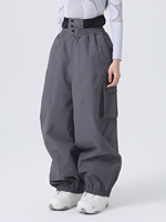Pantalon de ski et snowboard unisexe imperméable et coupe-vent pour activités sportives en extérieur