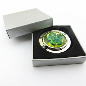 कस्टम रचनात्मक तालिका शीर्ष तह पर्स हुक हैंडबैग धारक सामान धातु बैग हैंगर - Product Image 1