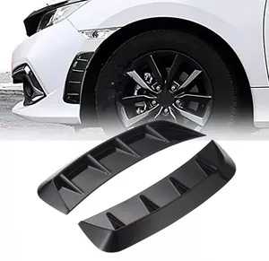 StarNav Garde-boue latéral universel, Aileron de ventilation, Cache-aileron, Plaque de protection de type ailette de requin, Pièces de voiture sportives pour évitement de collision et décoration 2 - Product Image 1