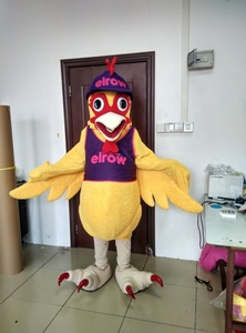 Costume de mascotte d'animal oiseau jaune personnalisé, peluche douce, <span class=keywords><strong>perroquet</strong></span> jaune, costumes de mascotte de personnage personnalisé à vendre - Product Image 2