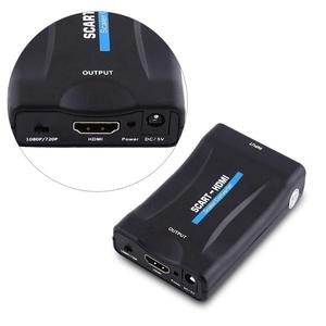 1080P <strong>to</strong> <strong>SCART</strong> <strong>to</strong> Composite Video Stereo Converter Audio Adapter with <strong>USB</strong> Cable for Sky Box HD TV DVD STB - Product Image 3