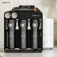 Système d'osmose inverse alcaline 7 étapes 75 GPD OEM/ODM pour la filtration de l'eau domestique avec réservoir de filtration RO