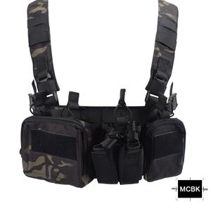 เสื้อกั๊กยุทธวิธีน้ำหนักเบา 500D ปรับได้ พร้อมกระเป๋าอเนกประสงค์สำหรับล่าสัตว์และช่องใส่แม็กกาซีน - Product Image 6