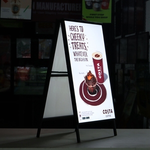 Letrero Personalizado Tipo A con Marco LED, Tablero de Menú para Comida Rápida, Caja de Luz LED A3, Caja de Luz Retroiluminada para Imágenes - Product Image 2