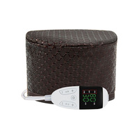 Casque chauffant intelligent en cuir PU imperméable avec écran LED, température constante, pour soin capillaire en profondeur