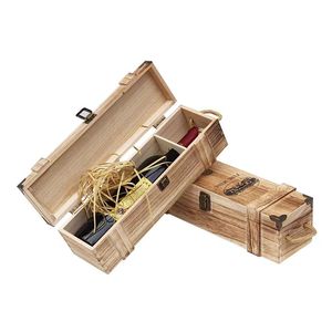 Sang trọng xách tay MDF gỗ lưu trữ Whisky đồ uống hình chữ nhật <span class=keywords><strong>Wine</strong></span> Box handmade Laser khắc thủy tinh bằng gỗ Mang trường hợp - Product Image 5