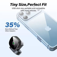 WiFi 6 Bluetooth 5.4 Adaptor CarPlay Nirkabel Universal Koneksi Smartphone Kabel USB Kotak Multimedia Layar Mobil