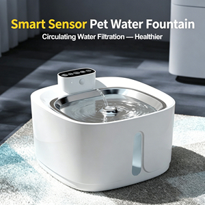 Fontaine à eau pour animaux de compagnie à faible consommation d'énergie, tension de sécurité, distributeur d'eau pour chien et chat d'intérieur - Product Image 3