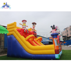 Château gonflable de videur de glissière sèche gonflable de double ruelle avec la glissière commerciale de glissière avec le bon <span class=keywords><strong>prix</strong></span> en vente chaude - Product Image 6