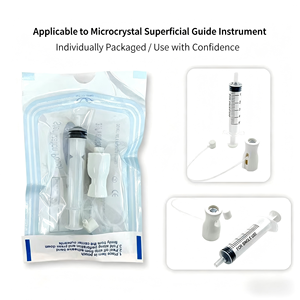 Pièce de rechange pour appareil d'introduction de <span class=keywords><strong>collagène</strong></span> microcristallin V50 : Tube en cristal haute performance et capuchon pour salon de beauté - Product Image 3