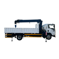 Grue montée sur camion télescopique hydraulique de 8 tonnes, best-seller en Chine