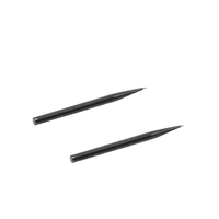 Fourniture d'aiguilles de fléchettes en acier inoxydable de haute qualité, nickelées, argentées, blanches brillantes, taille standard, emballage en carton pour