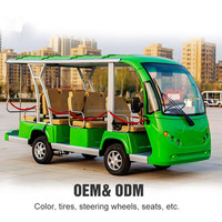 BFF Kepler Ce approuvé en Chine, 11 sièges alimentés par batterie, voiturette de golf électrique en aluminium, navette de voiture de tourisme
