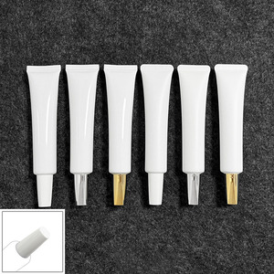 Tubo para apretar ungüento para ojos blanco de 30ml, tubo de plástico cosmético suave con aluminio PBL, tubo fino alto de 30g para Esencia de base - Product Image 2