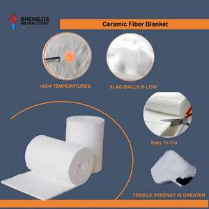 Ventes chaudes EPOWOOL ENTO-1260 Couverture en fibre céramique 1260 degrés Épaisseur personnalisable pour l'isolation réfractaire des chaudières Usine - Product Image 3