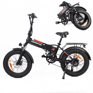 Vélo pliable stable, 7 vitesses, batterie au lithium 500W, 25-40 km/h, 48V 10.4Ah, moteur sans balais, cadre en aluminium, DZ-2025 E Bike DZ-20 - Product Image 1