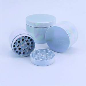 New Mermaid-color Classic 4 Layers Metal Herb Grinder Tobacco Crusher Smoking Accessories Zinc Alloy Grinders - Product Image 2