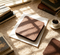 Pads en papier biodégradable et écologique personnalisables, directement de l'usine, pour boîtes cadeaux de chocolats, imperméables, qualité alimentaire, pour l'intérieur.