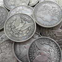27 Monedas Conmemorativas de Plata de Ley Morgan (1878-1904), Réplicas Decorativas