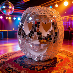 Venta al por Mayor de Bolas de Discoteca LED Personalizadas con Forma de <span class=keywords><strong>Calabaza</strong></span>, <span class=keywords><strong>Calabaza</strong></span> de Cristal Brillante para Decoración de Fiestas de Halloween - Product Image 6