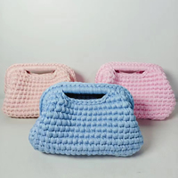 Sac à main vintage multicolore fait main pour un style décontracté et simple, fabriqué à la main.
