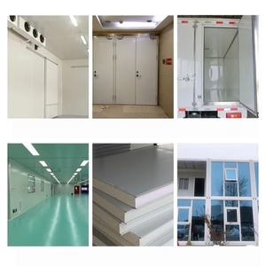 Panneau sandwich en <span class=keywords><strong>mousse</strong></span> de <span class=keywords><strong>polyuréthane</strong></span> haute performance, imperméable, ignifuge, <span class=keywords><strong>isolation</strong></span> thermique pour atelier industriel, entrepôt - Product Image 2