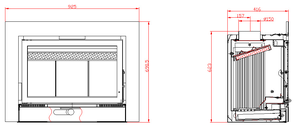 Ap02 — foyer à bois transparent en fonte, équipement de chauffage domestique, <span class=keywords><strong>cheminée</strong></span> à bois, poêle à gaz - Product Image 5