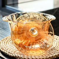 Grande casserole en verre de haute qualité, en borosilicate, pour la cuisine à domicile, avec couvercle